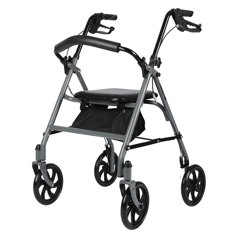 Utendørs rollator walker med sete